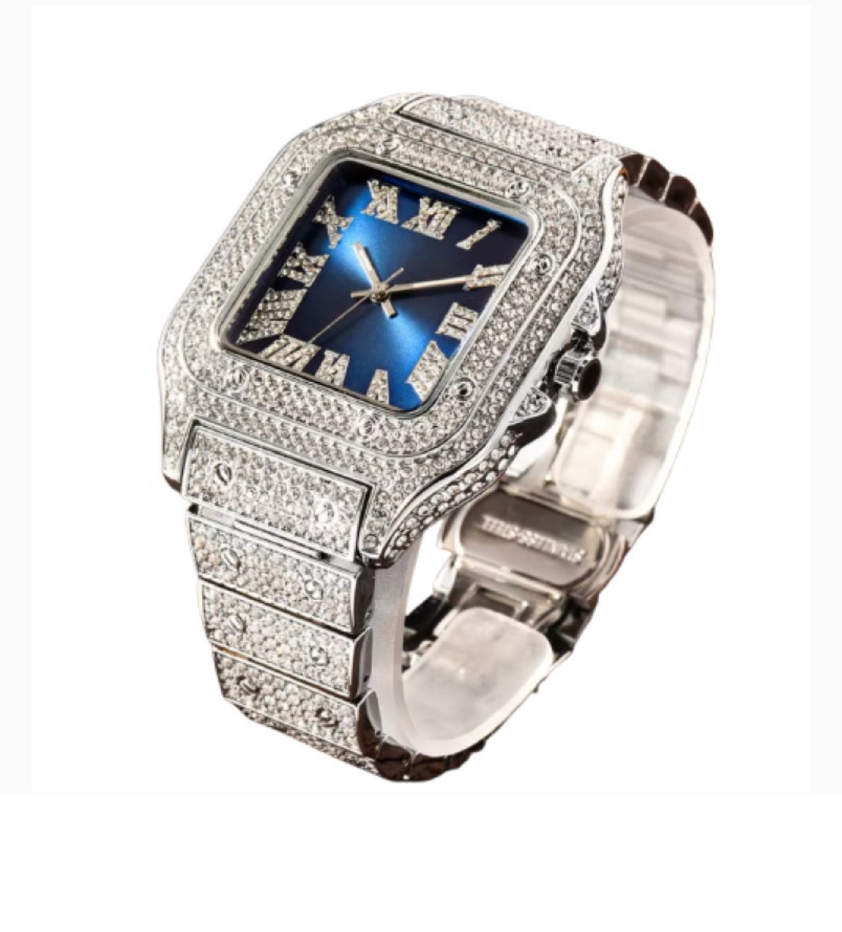 Icy Square Dial Watch