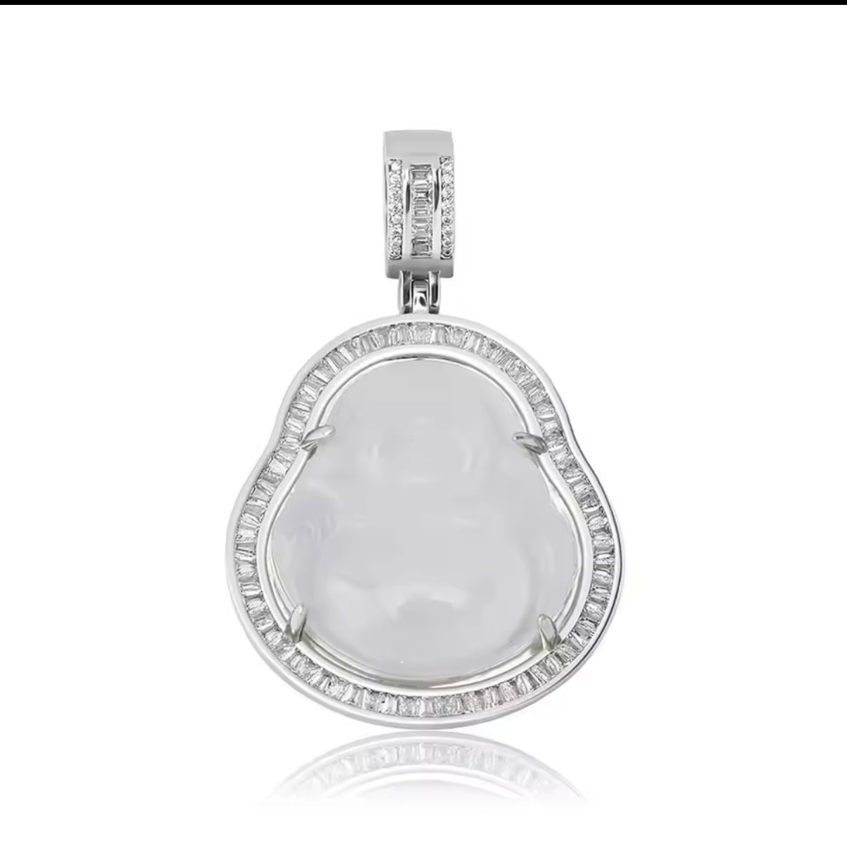 Iced buddha pendant