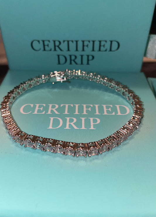 Picture of silver 4mm tennis bracelet 