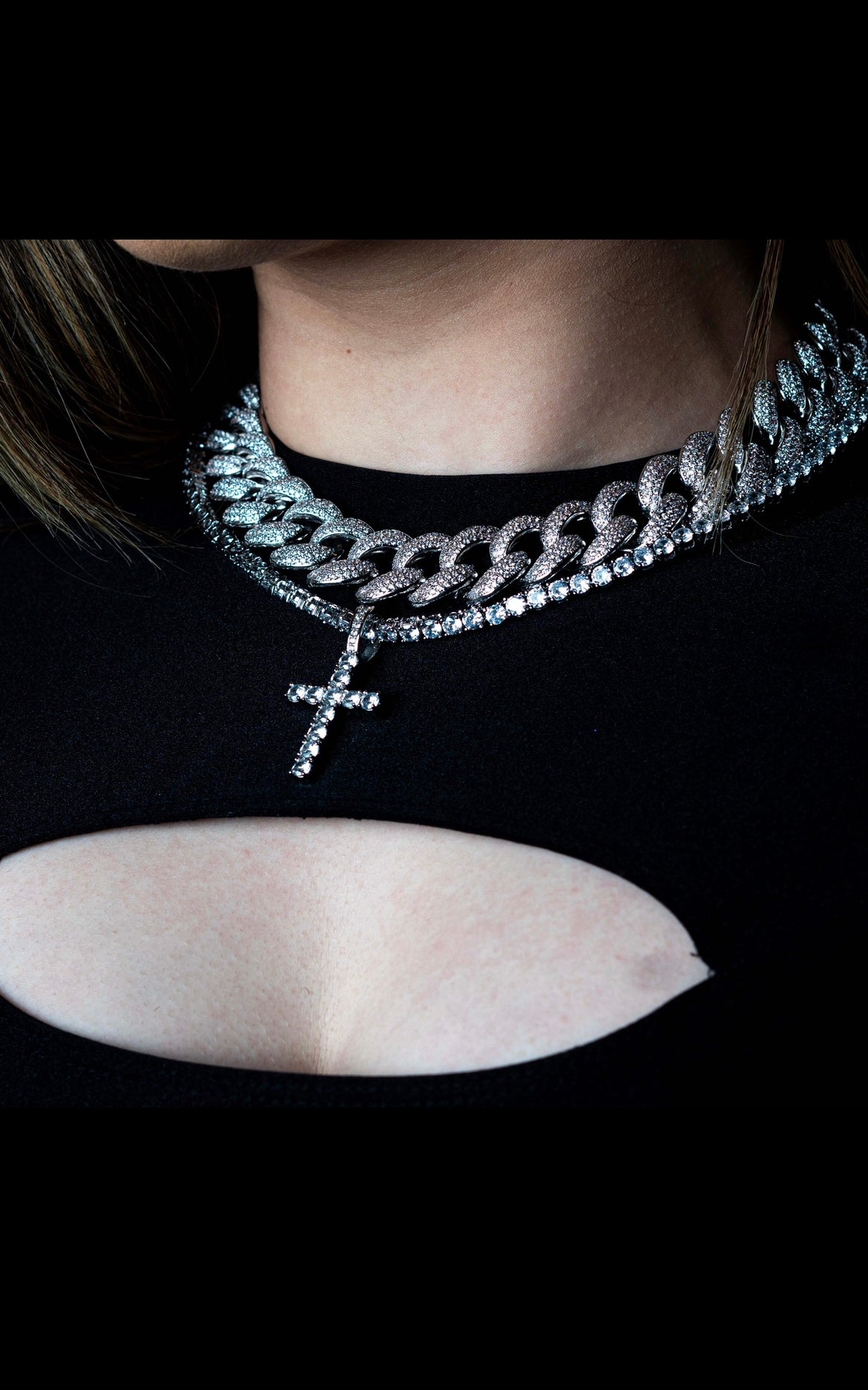 18mm Iced out Miami Cuban Link Chain