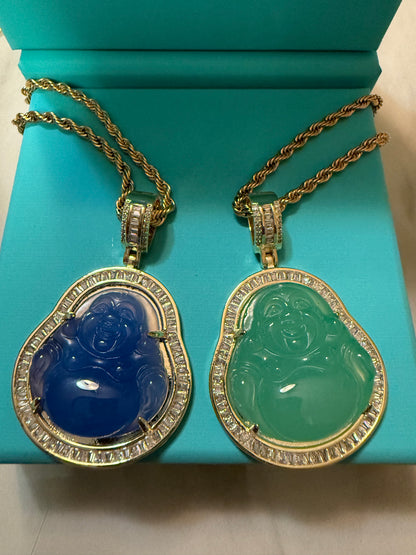 Iced buddha pendant