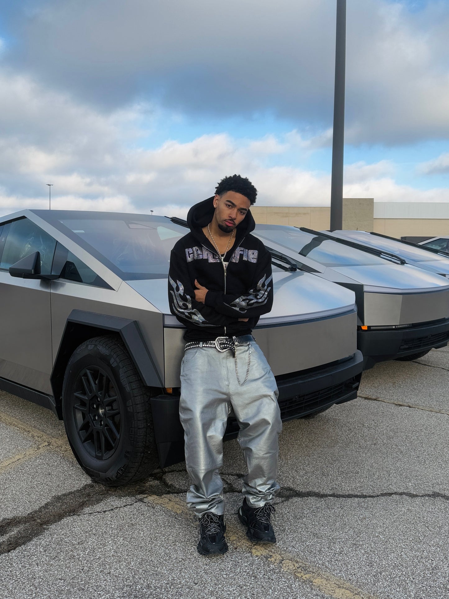 Certified - No L’s ,  Just Lessons Rhinestone Hoodie