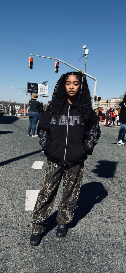 Certified - No L’s ,  Just Lessons Rhinestone Hoodie