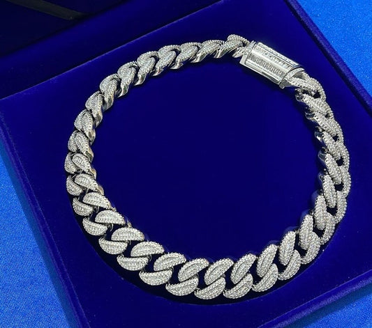 20mm baguette Cuban link chain 