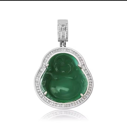 Iced buddha pendant