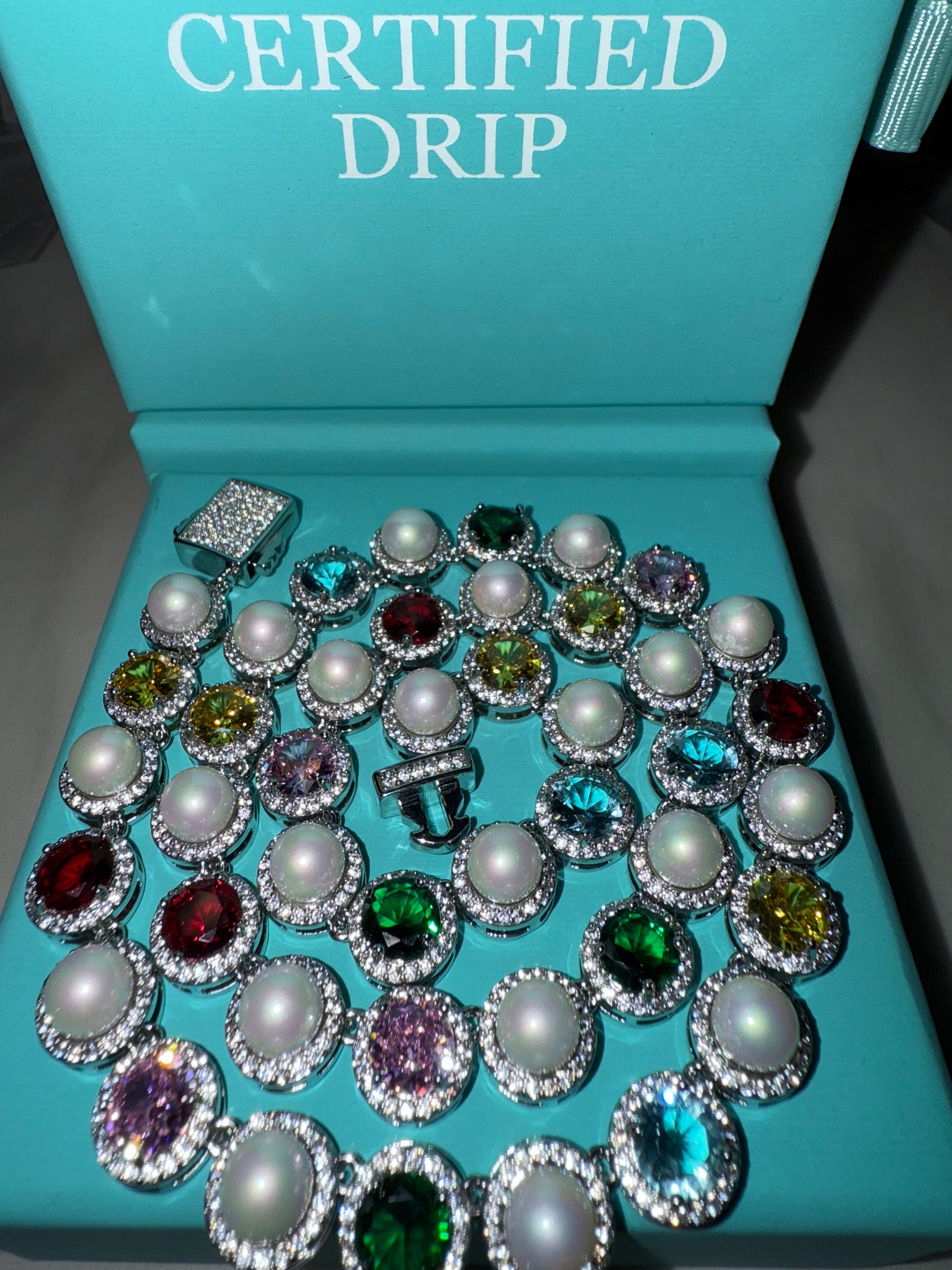 Pearl - Icy Stone Chain - Certified Drip
