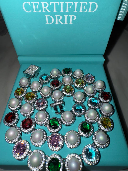 Pearl - Icy Stone Chain