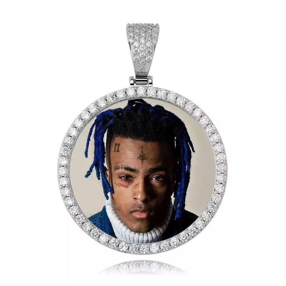 Icy Circle Photo Pendant (Ships in 2-4 days) - Certified Drip