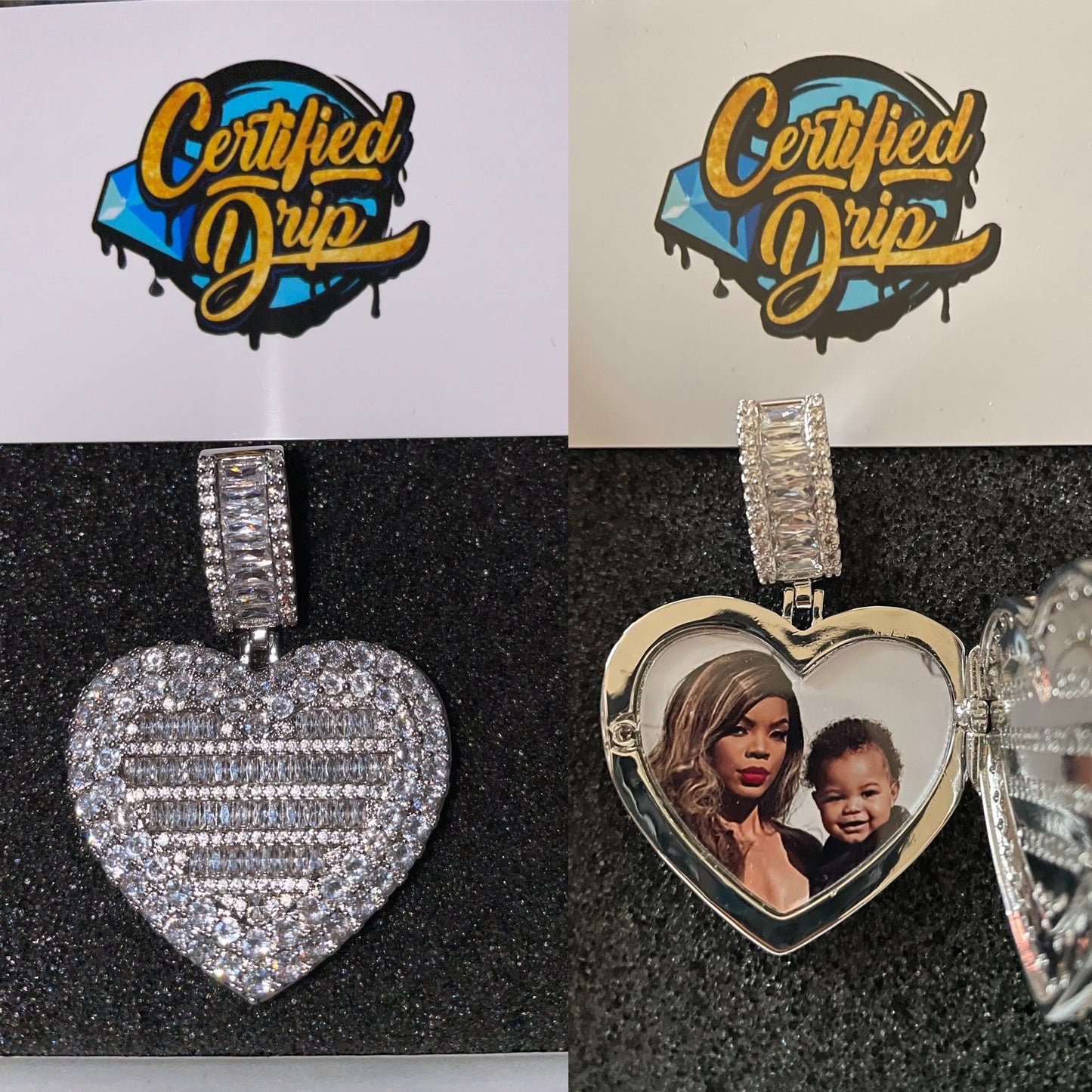 Heart Photo Pendant