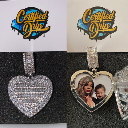 Heart Photo Pendant