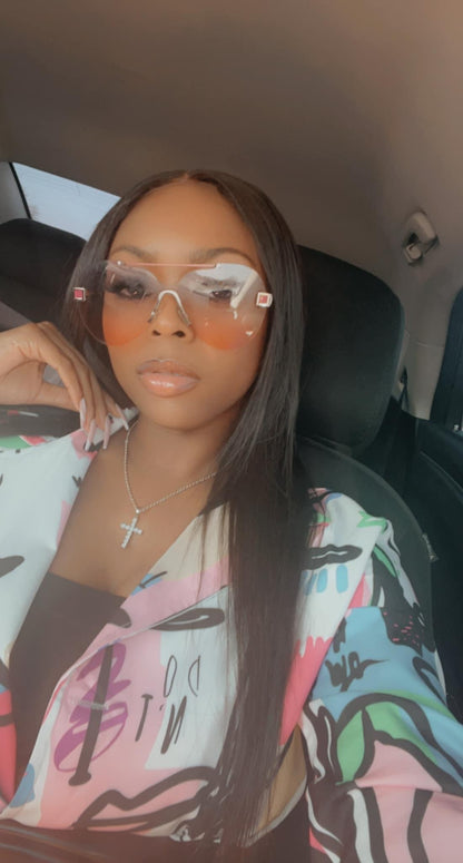 Iced out cross pendant