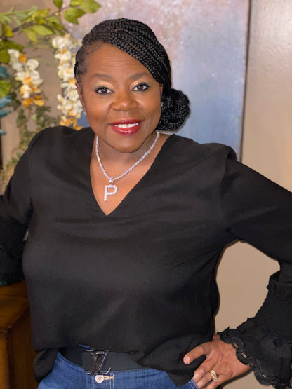 Iced Letter Pendant A-Z